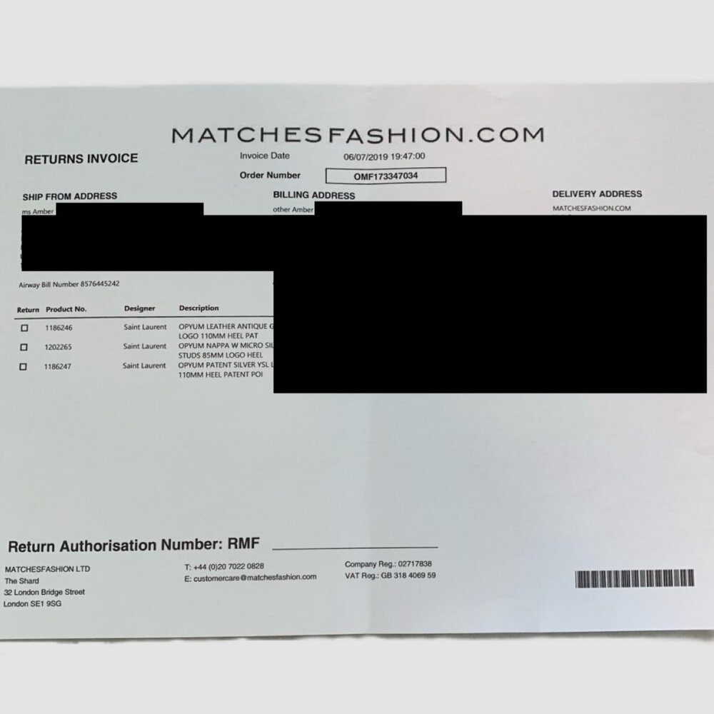 Saint Laurent Opyum 85 Black Nappa Leather Tiny Studs YSL Logo Heels SZ 39.5 NWT - Picture 16 of 16